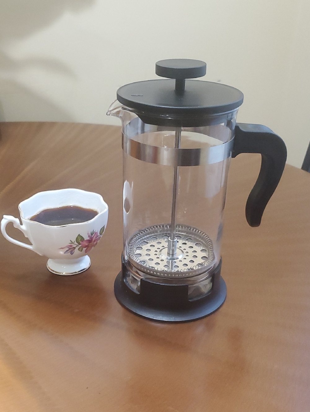 Ikea Black French Press Coffee Maker - Classic Home Kitchen